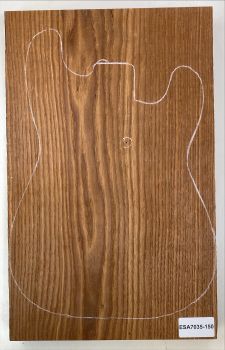 Body Swamp Ash, Choco, 2-pcs., edge-glued, 39mm Unique Piece #150